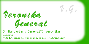 veronika general business card
